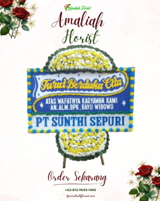 Papan Bunga Duka di Maasing